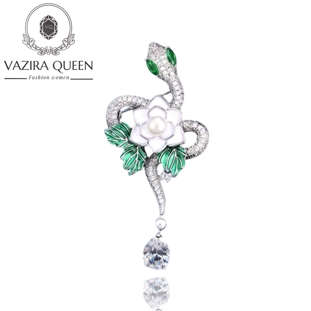 VQ Snake Brooch